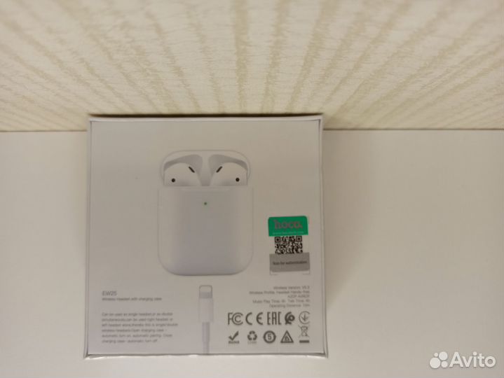 Беспроводные блютуз наушники hoco