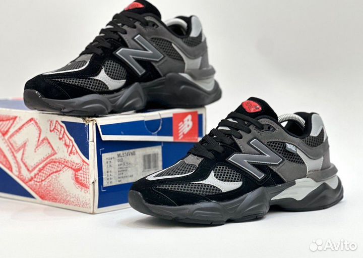 Кроссовки мужские New Balance 9060 чёрные