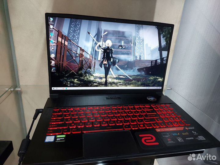 Игровой ноутбук MSI GF75 i5, GTX1050 SSD 512