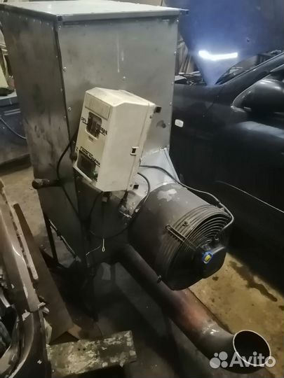 Печь на отработке для гаража