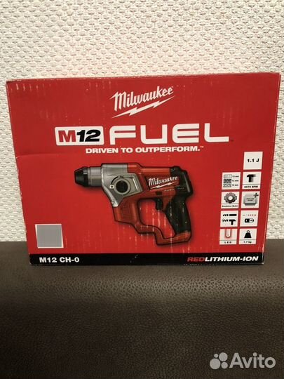 Перфоратор sds+ milwaukee 2416-20 (CH-0) m12