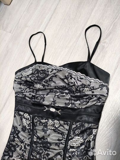 Вечернее платье женское 42 44 короткое ажурное