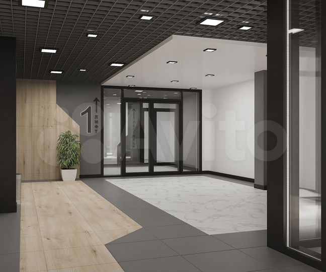 1-к. квартира, 53,3 м², 3/10 эт.