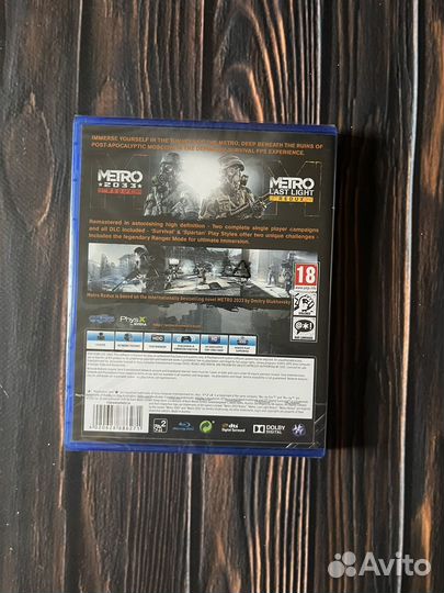 Metro redux ps4 (диск новый)