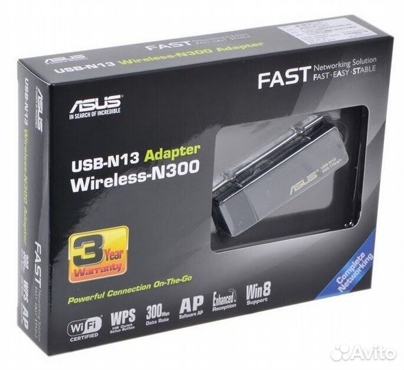 Wi-Fi адаптер asus USB-N13