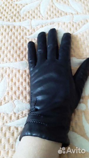 Перчатки кожа