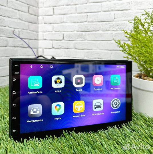 Магнитола 1 din с экраном 7дюймов 4/64, 3/32 арт26