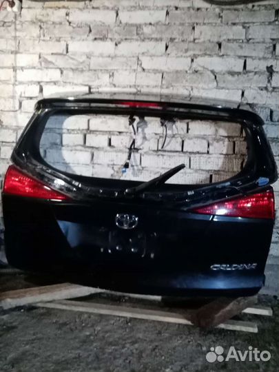 5ая дверь багажник Toyota Caldina 241 кузов чёрный