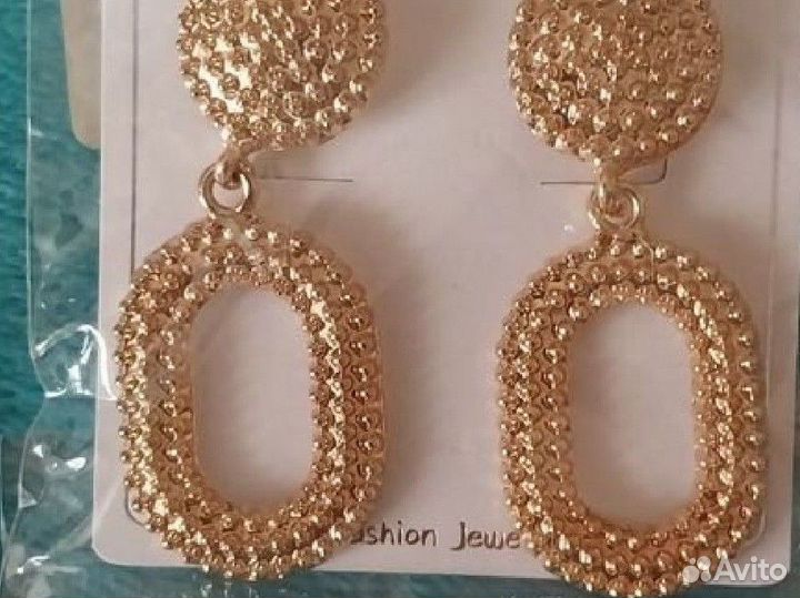 Серьги новые