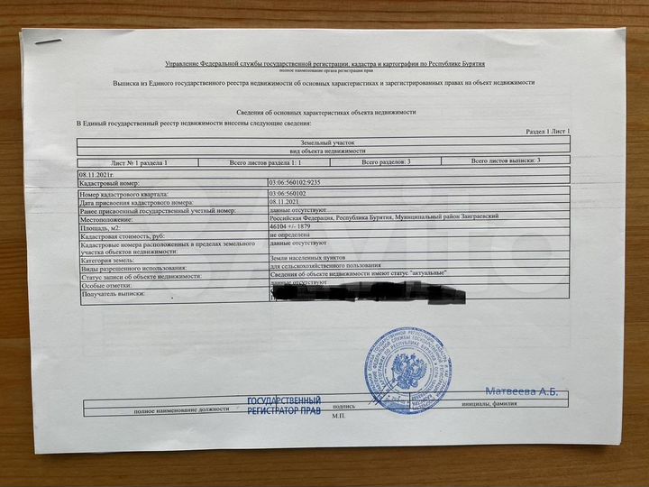 Участок 5,3 га (СНТ, ДНП)