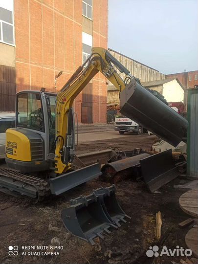 Мини экскаватор,ямобур,демонтаж,в аренду
