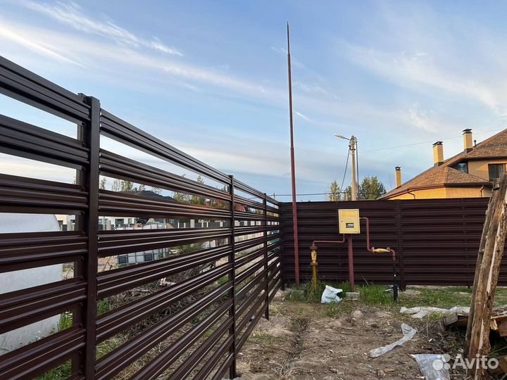 Забор с установкой под ключ