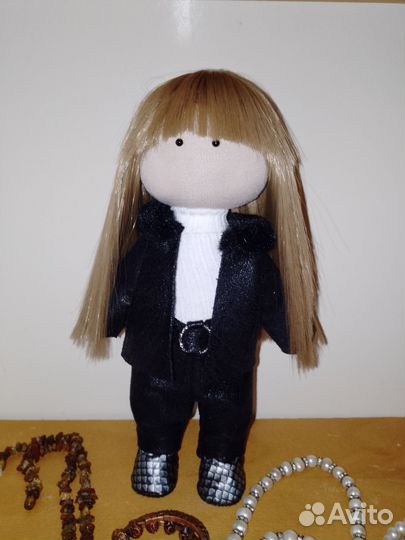 Интерьерная кукла ручной работы