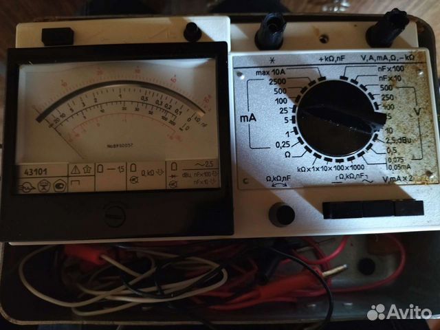 Измерительный прибор 43101 (Мультиметр) СССР купить в Москве | Хобби и ...