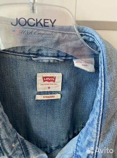 Джинсовая рубашка levis