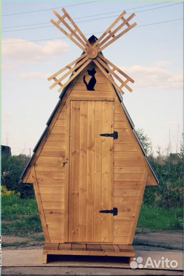 Дачный туалет с дельфином TAC