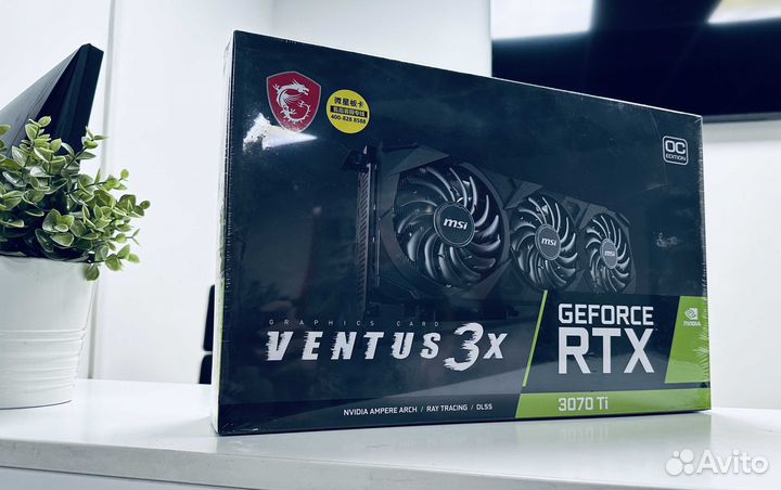 Видеокарта MSI RTX 3070 Ti ventus 3X OC 8Gb