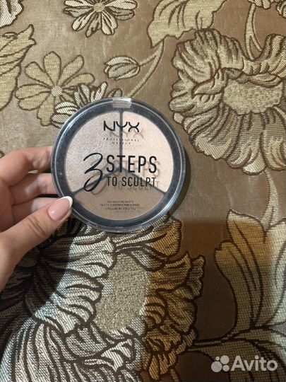 Тройная палетка для контуринга NYX