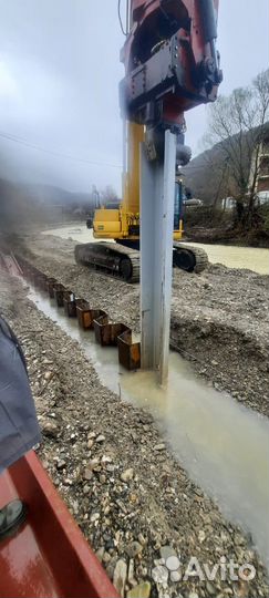 Погружение шпунта