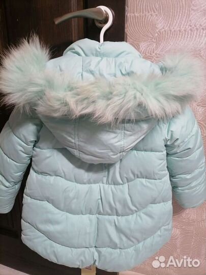 Куртка зимняя для девочки 110р новая