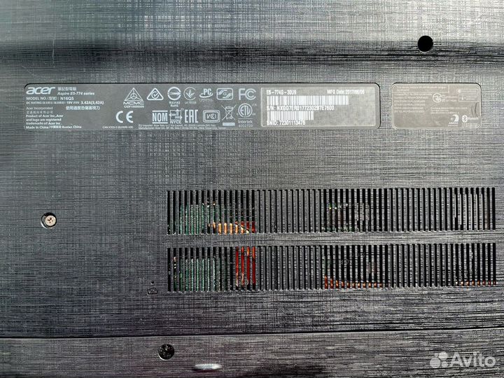Ноутбук Acer e5-774g