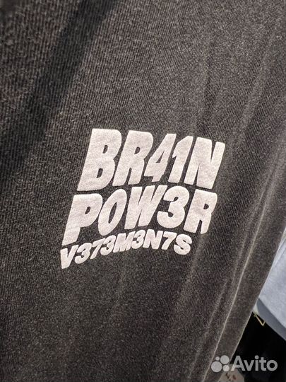 Худи Vetements bren power оверсайз на руках