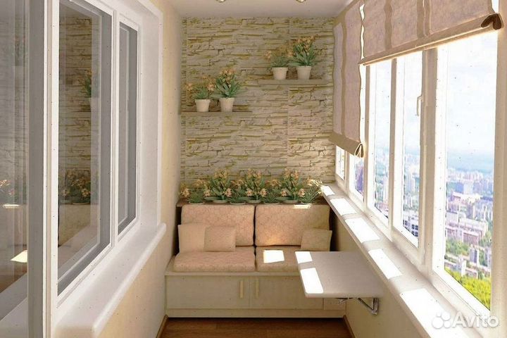 Балкон пластиковый Установка