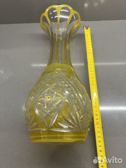 Ваза Вертузаев М.С Серебряный рубин 1936г. 33,5см