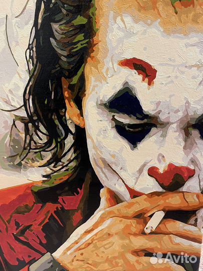 Картина Джокер с сигаретой