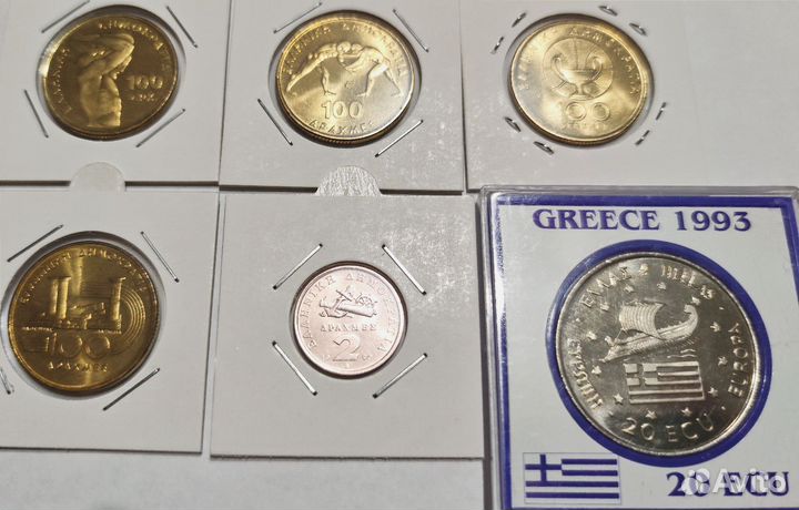 Подборка монет Греции