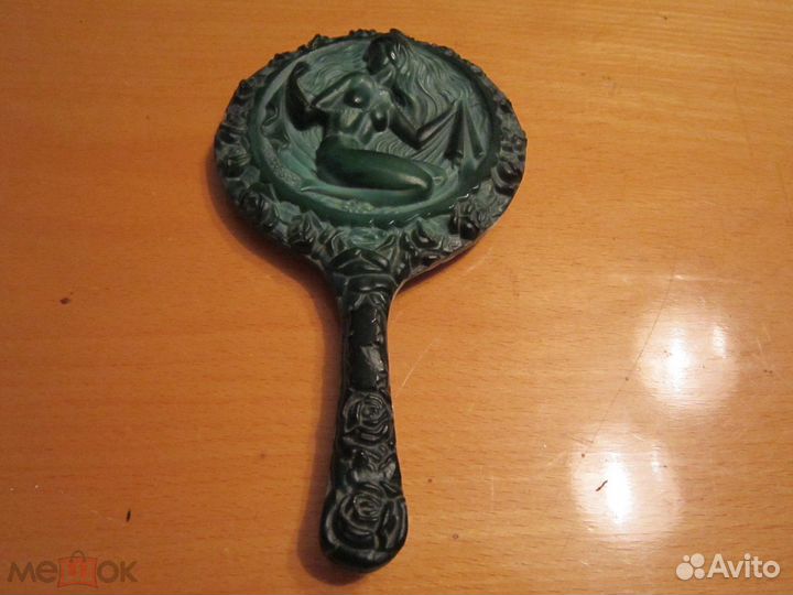 Зеркальце Малахитовое стекло 1930 годы