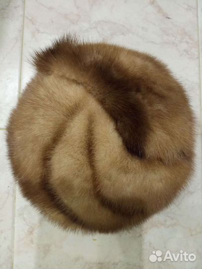 Ооо Шапка, берет новый,норка,енот новая