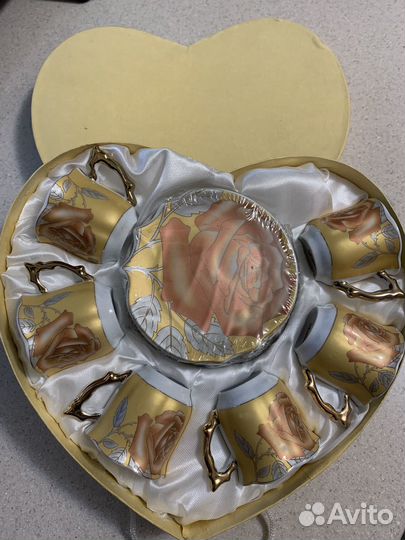 Набор кофейный на 6 персон, фарфор