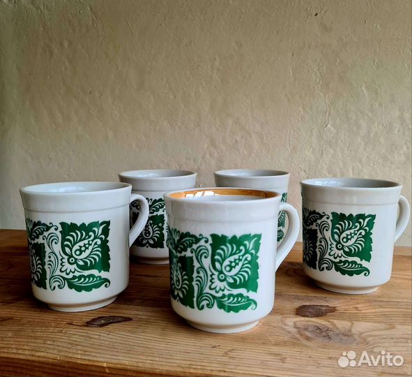 Кружка фарфор СССР, 250 мл (5шт.)