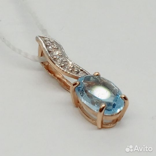 Подвеска с синтетическим камнем Золото