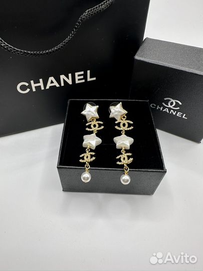Серьги Chanel оригинал