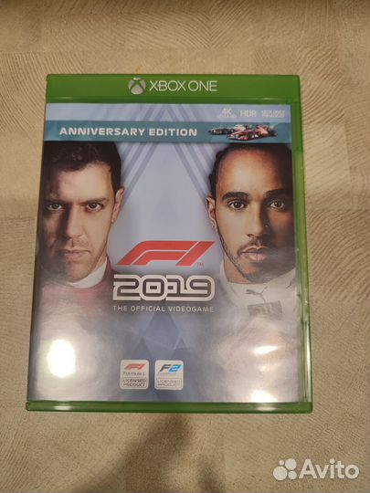Диск на xbox one Formula 1. 2019