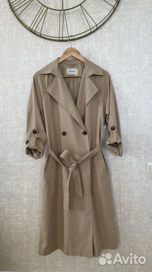 Плащ тренч stradivarius