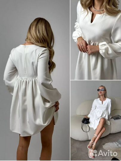 Платье белое