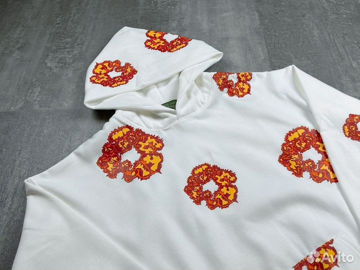 Худи Denim Tears x offset белое