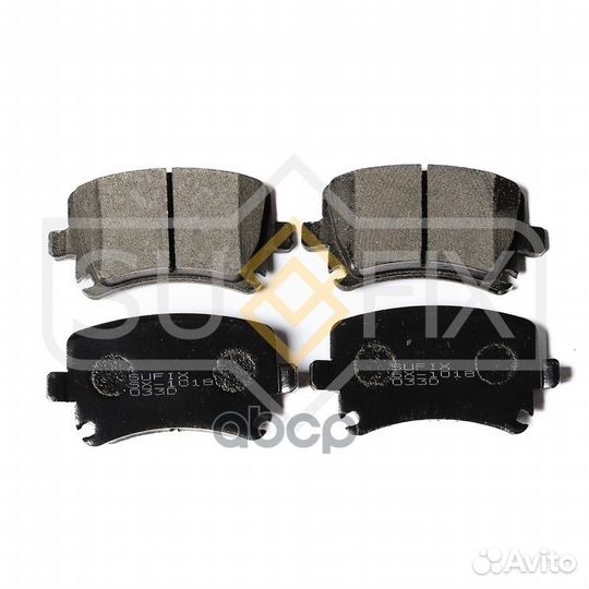 Колодки тормозные дисковые зад прав/лев SX1