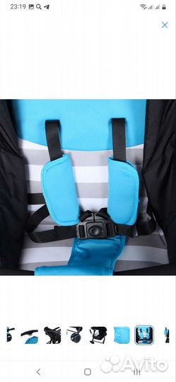 Прогулочная коляска Babyton Mobile Blue WLX218 б/у