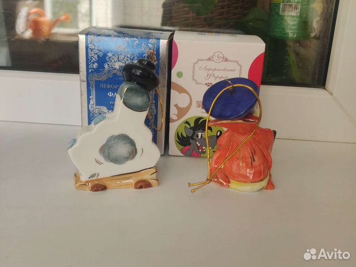 Елочные игрушки лефортовский фарфор