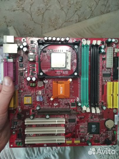 Материнская плата MSI Socket 478 в комплекте