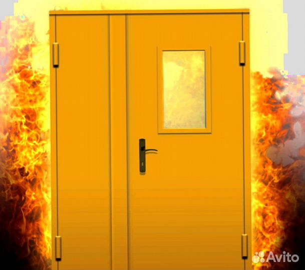 Входные противопожарные металлические двери Ei60