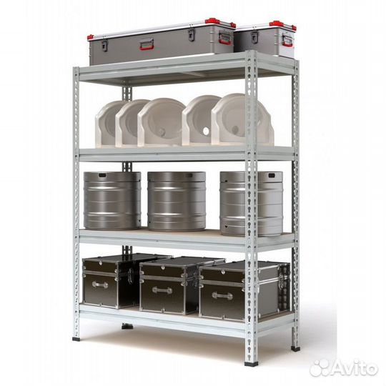 Металлические стеллажи для гаража