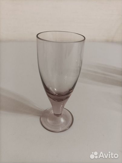 Рюмка на ножке СССР цветное стекло