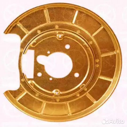 Klokkerholm 5536877 Кожух торм.диска задн.лев. peu