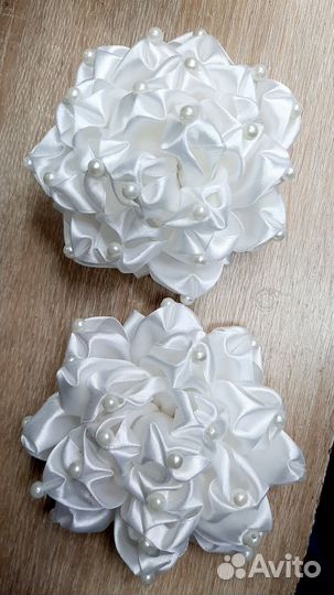 Резиночки для волос ручной работы