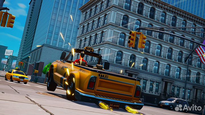 Taxi Chaos PS4, русские субтитры